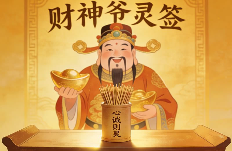 财神爷灵签